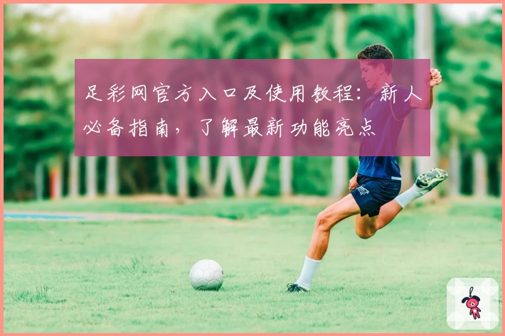 足彩网官方入口及使用教程:新人必备指南,了解最新功能亮点